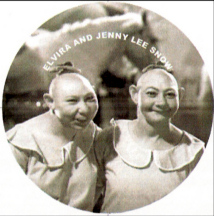 "pinheads" Pip & Zip - Elvira and Jenny Lee Snow
