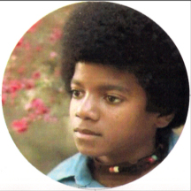 pensive young Michael Jackson