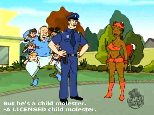 licenesed child molester - Drawn Together picture