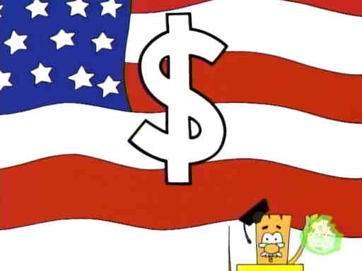 Dollar sign flag - Drawn Together picture