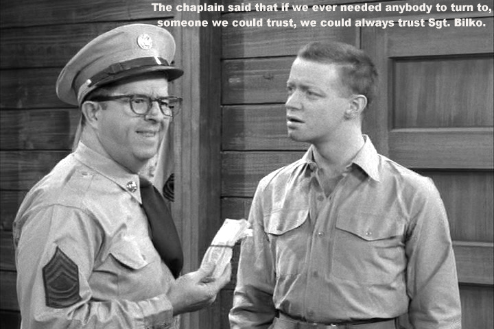 Sgt. Bilko in The Phil Silvers Show