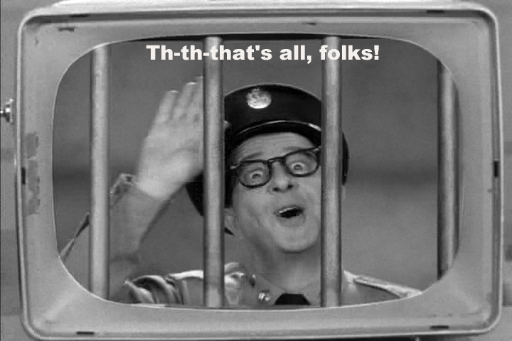Sgt. Bilko in jail at the end of the series