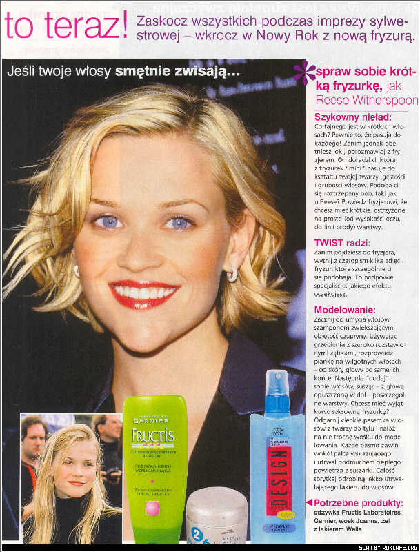 Reese Witherspoon cosmetics ad