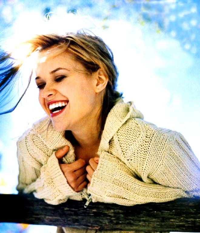 laughing Reese Witherspoon