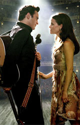 Reese Witherspoon and Joaquin Phoenix in Walk the Line