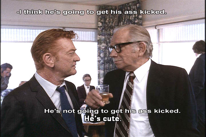 Kenneth Tobey and Melvyn Douglas, 1972 image