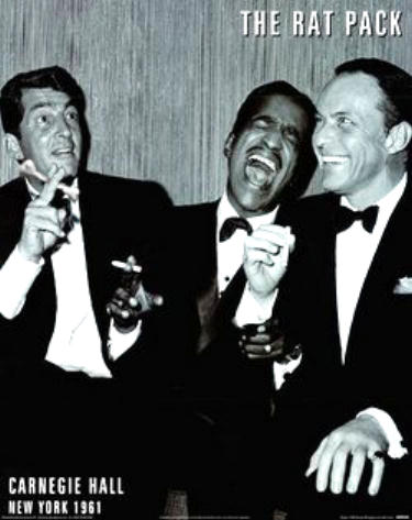 Dean Martin, Sammy Davis Jr and Frank Sinatra, 1961 photo