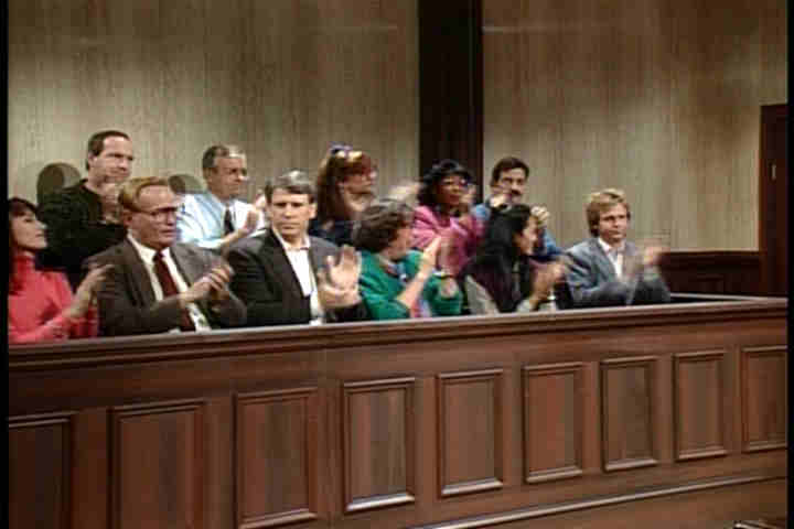 Saturday Night Live jury applauds