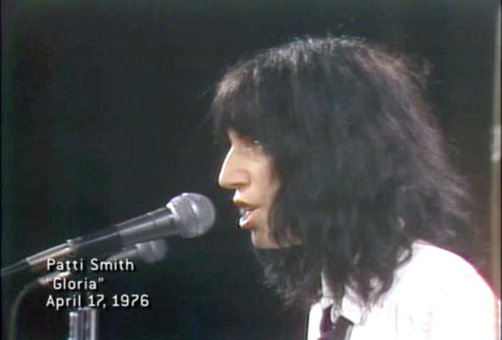 Patti Smith profile, 1976 Saturday Night Live image