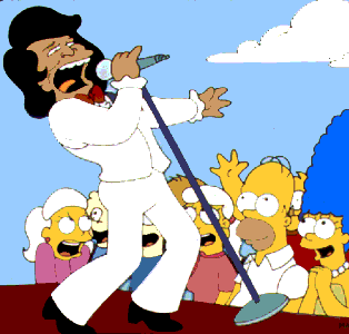 James Brown on The Simpsons
