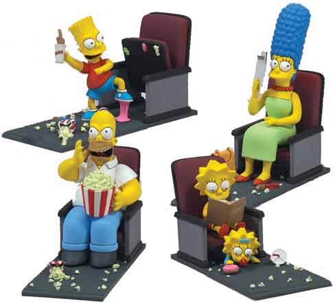 The Simpsons movie toys