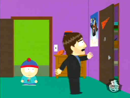 South Park Tom Cruise picture - heading for the closet