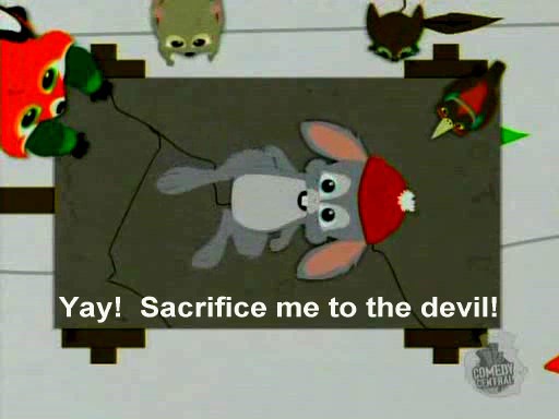 self sacrifice on the altar of satan