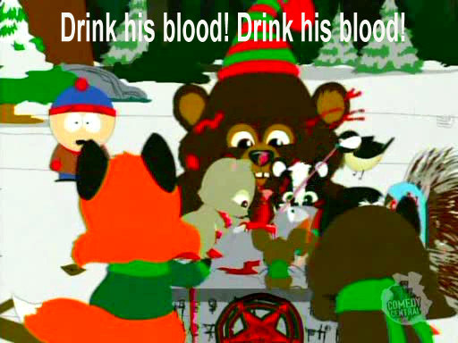 drinking blood