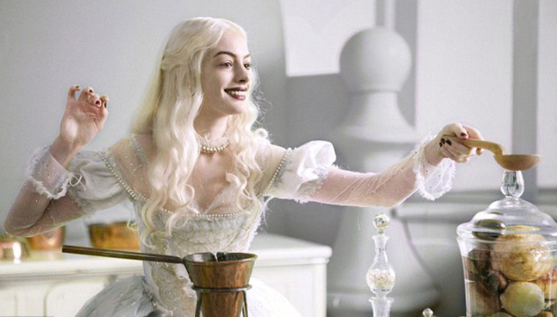Anne Hathaway as Mirana the White Queen