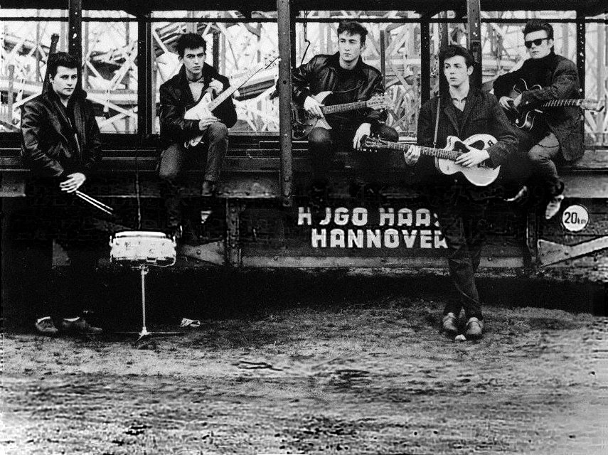 the Beatles in Hamburg, Germany - 1960 image