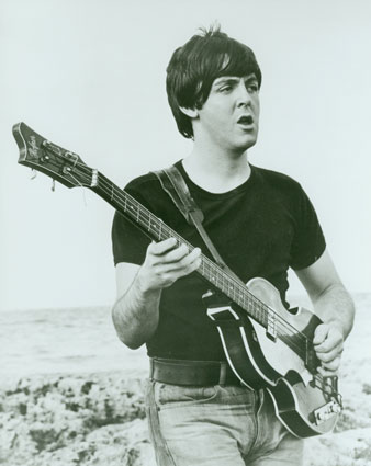 studly young Paul McCartney filled the world with silly love songs
