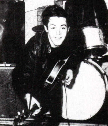 young Paul McCartney