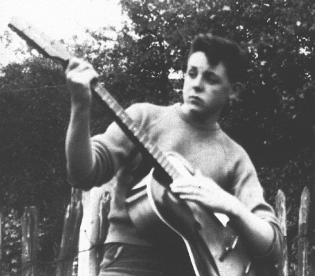 Young teenage Paul McCartney