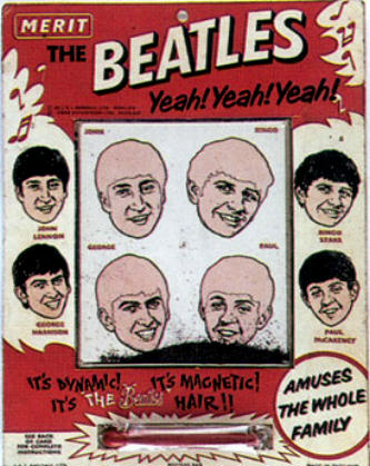 Beatles magnetic hair toy
