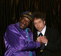 Chuck Berry and Bob Dylan