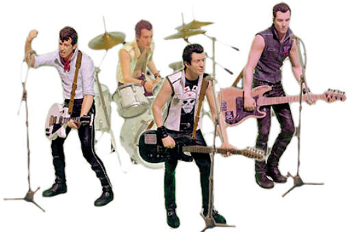toy figures of The Clash