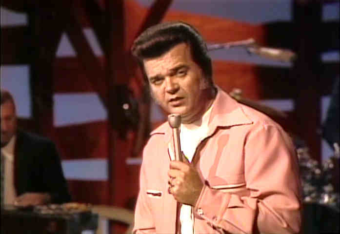 earnest closeup of Conway Twitty