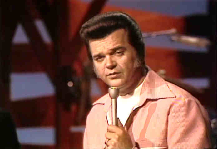 Conway Twitty's earnest seductive look