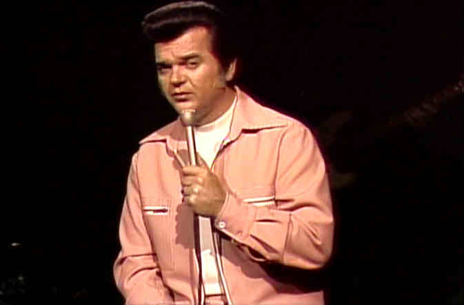 earnest look from Conway Twitty