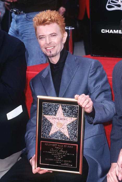 David Bowie on the Hollywood Walk of Fame