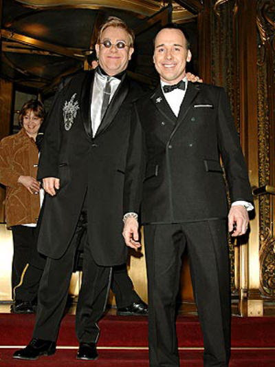 Elton John and his husband