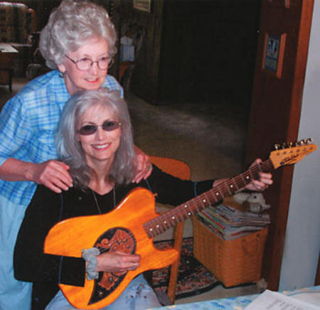Rose Lee Maphis and Emmylou Harris