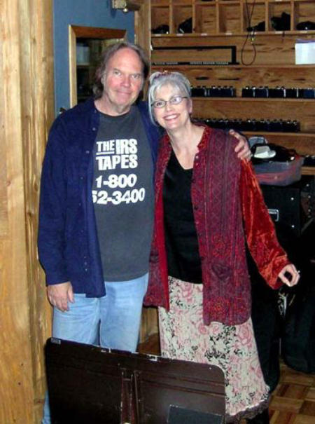 Neil Young and Emmylou Harris