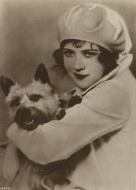 Marie Provost and her dog