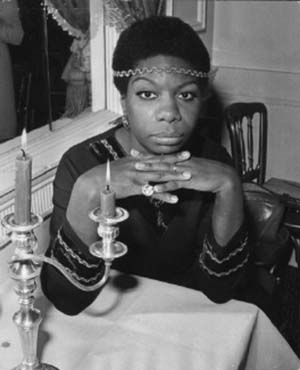 Nina Simone biting the hand that feeds her - ie wealthy white folks