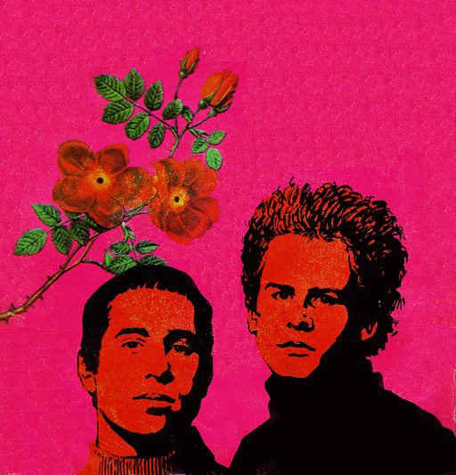 Painting of Paul Simon and Artie Garfunkel