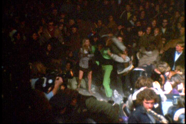 Alan Passaro stabs Meredith Hunter at the Rolling Stone's infamous Altamont concert