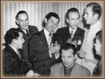 Jimmy Dickens, Roy Acuff, Red Foley, Hank Williams, and Jimmy Riddle in the 1940s