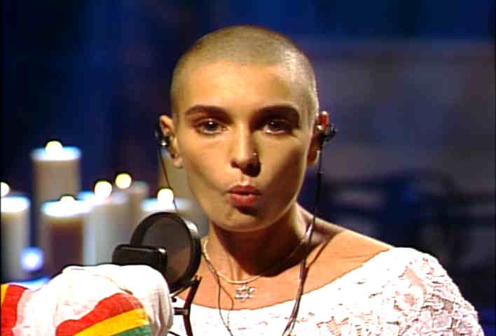 pucker for the pope Sinead O'Connor on SNL