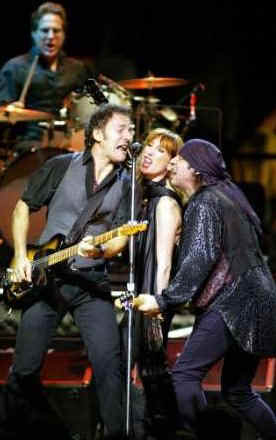 Patti Scialfa, Bruce Springsteen and Little Steven