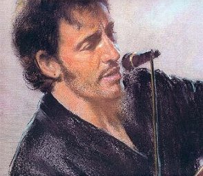 painting of Bruce Springsteen