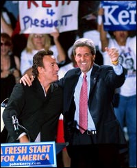 Bruce Springsteen and John Kerry photo