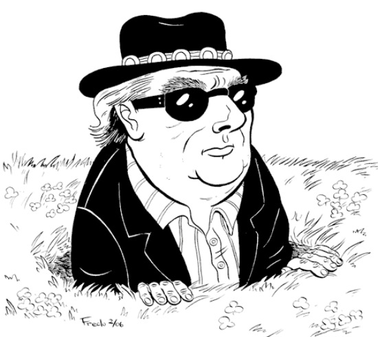 Van Morrison caricature