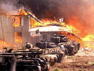 US military attack on American civillians at Waco