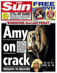 Amy Winehouse smoking crack